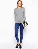 Thumbnail for your product : ASOS COLLECTION Sweater With Keyhole Back