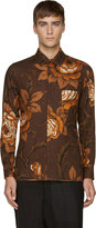 Thumbnail for your product : Yohji Yamamoto Brown Floral Shirt