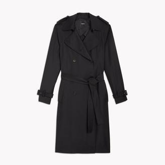 Theory Light Wool Trench Coat