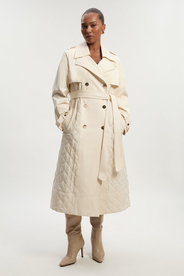 Trench Coat Burberry Quilted Jacket Plus Size BURBERRY BRIT