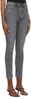 Thumbnail for your product : Gold Sign Grey 'The High-Rise Slim' Jeans