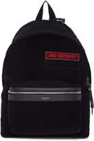 Thumbnail for your product : Saint Laurent Black Corduroy Bad Lieutenant City Backpack