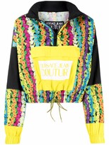 Thumbnail for your product : Versace Jeans Couture Floral-Print Pullover Bomber Jacket