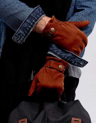 Dents Wells Nubuck Leather Gloves