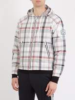 Thumbnail for your product : Moncler Gamme Bleu Checked Hooded Cotton-blend Jacket - Mens - Multi