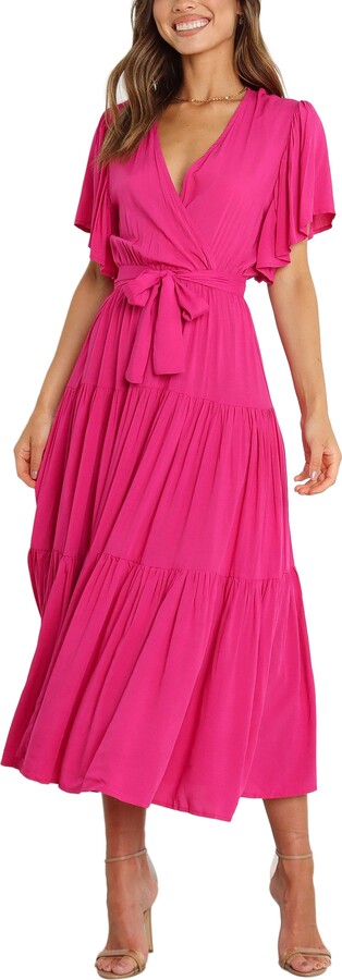 Petal Pup Barker Flutter Sleeve Tiered Dress ShopStyle