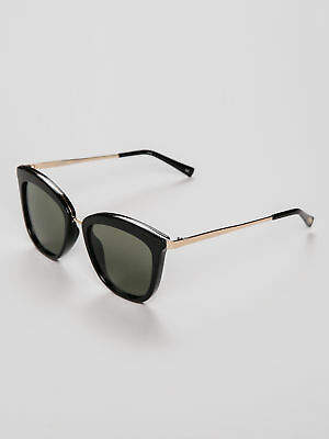 Le Specs Lespecs Le Caliente Sunglasses In Black Gold size One Size