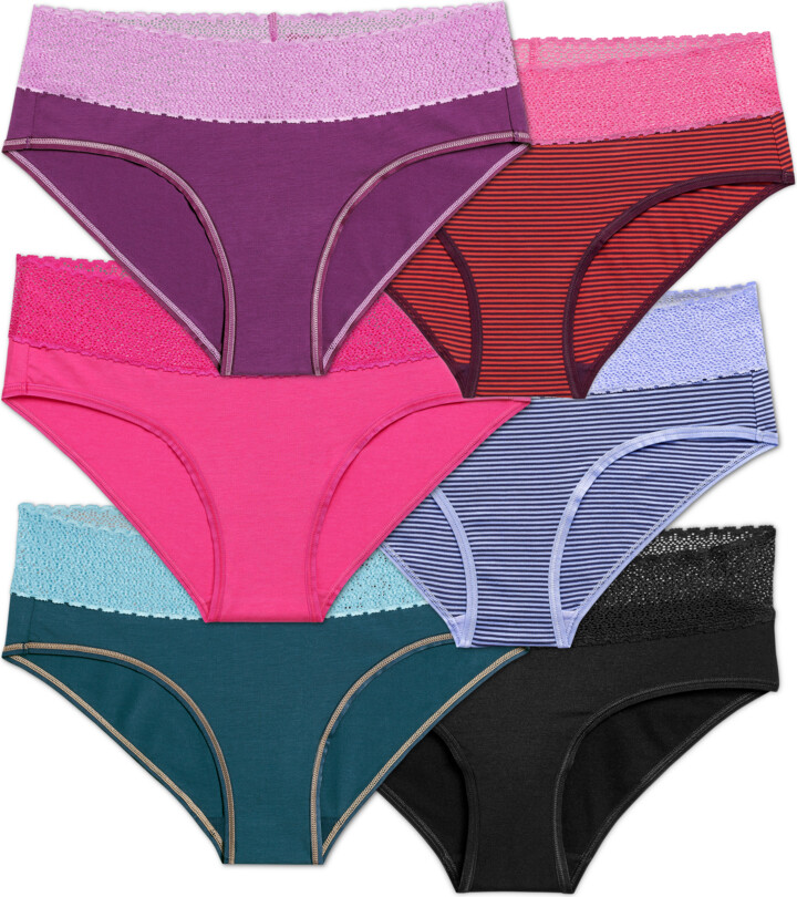 Bombas Women's Cotton Modal Blend Bikini Underwear 3-Pack - Spring