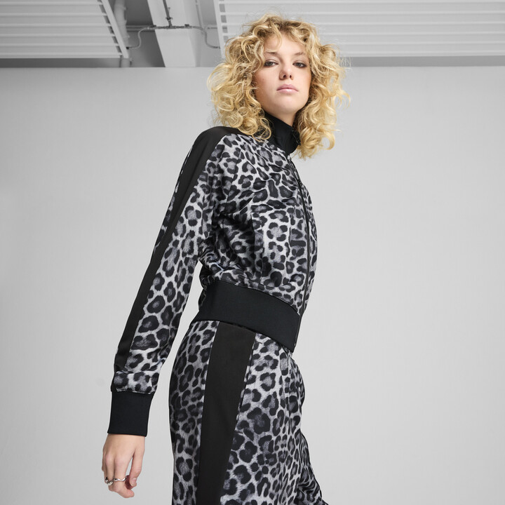 T7 LEO LUXE Women's All-Over Print Short Track Jacket