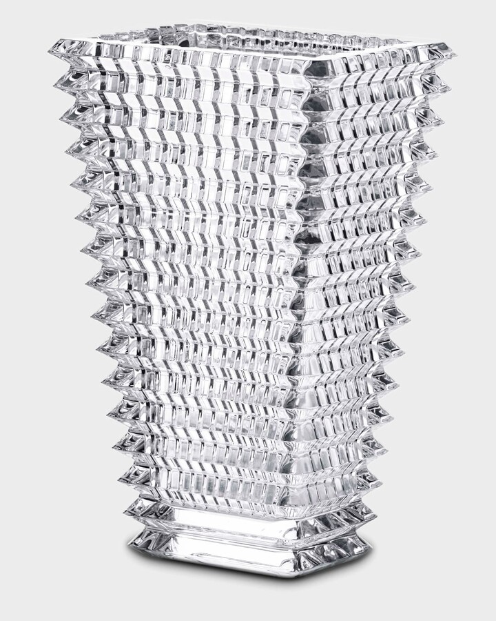 Baccarat Tall Rectangular Eye Vase