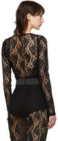 Thumbnail for your product : Dolce & Gabbana Black Lace Sweater