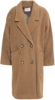 Thumbnail for your product : American Vintage Tinaritz Double-breasted Brushed Wool-blend Felt Coat