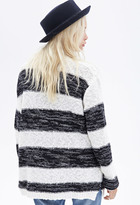 Thumbnail for your product : Forever 21 Forever21 Striped Open-Front Cardigan