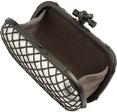 Thumbnail for your product : Bottega Veneta The Knot metallic leather and brass clutch