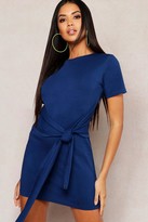 Thumbnail for your product : boohoo Tie Waist T-Shirt Dress