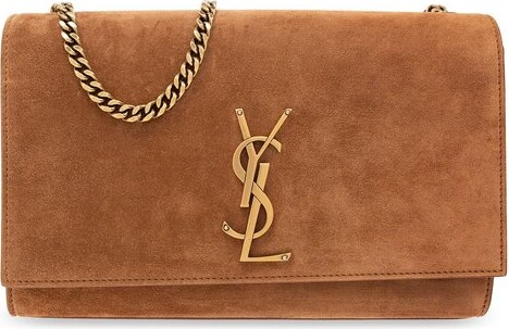YSL Kate Medium In Grain De Poudre Embossed Leather, Luxury, Bags