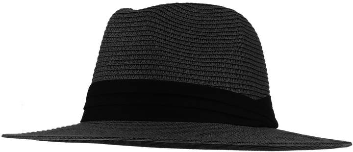 doublebulls hats C-Crown Trilby Panama Hat Men Boys Straw Summer Hat
