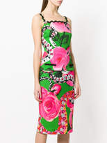 Thumbnail for your product : Class Roberto Cavalli floral snake print dress