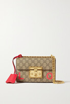 Thumbnail for your product : Gucci Saint Valentine Printed Coated-canvas Shoulder Bag