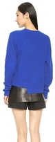 Thumbnail for your product : Opening Ceremony Felted Single Zip Crewneck