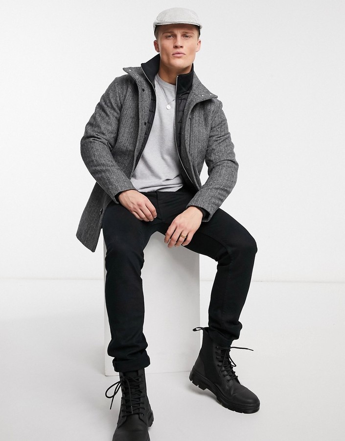 jack jones freddy wool jacket