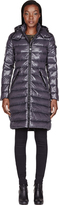 Thumbnail for your product : Moncler Charcoal Quilted Down Moka Coat