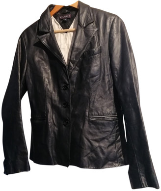 Tommy Hilfiger Black Leather Leather jackets - ShopStyle