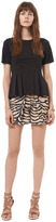 Thumbnail for your product : Rebecca Taylor Tiger Print Short