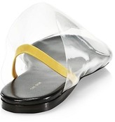 Thumbnail for your product : The Row Clear PVC Flat Slingback Sandals