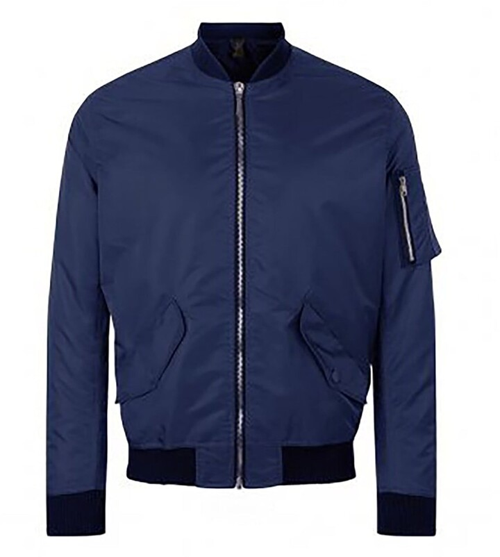 Navy Blue Bomber Jacket | Shop the world's largest collection of fashion |  ShopStyle