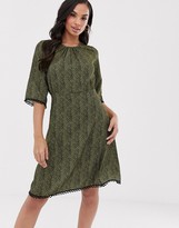 Thumbnail for your product : Closet London Closet gathered neck a line dress