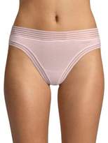 Thumbnail for your product : Calvin Klein Striped Stretch Thong