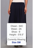 Thumbnail for your product : Roper 9058 Rayon Challis Fringe Skirt