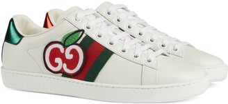 Gucci Women's Ace sneaker with GG apple