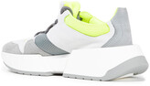 Thumbnail for your product : MM6 MAISON MARGIELA Color-block Suede And Mesh Sneakers