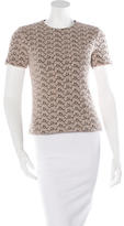 Thumbnail for your product : Diane von Furstenberg Crochet Short Sleeve Top