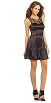 Thumbnail for your product : Gianni Bini Sabrina Lace-Paneled Pleated Dress