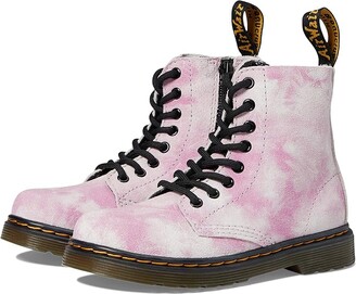 Dr. Martens Kid's Collection 1460 Pascal (Little Kid/Big Kid) (Pink  Tie-Dye) Kid's Shoes - ShopStyle