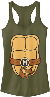 Fifth Sun Teenage Mutant Ninja Turtles Juniors Michelangelo Body Racerback Tank Top