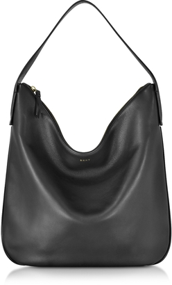 DKNY Greenwich Smooth Leather Hobo Bag