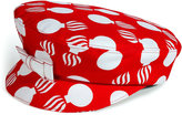 Thumbnail for your product : L'Wren Scott Red/Cream Printed Hat