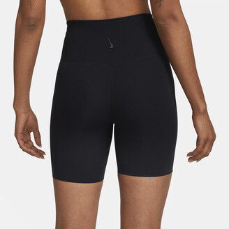 Nike Women's Yoga Luxe High-Waisted Shorts in Black - ShopStyle