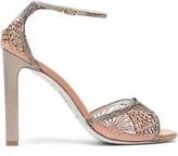 Thumbnail for your product : Rene Caovilla Rene' Caovilla Embellished Laser-cut Suede Sandals