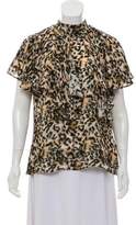 Thumbnail for your product : Artelier Printed Silk Blouse