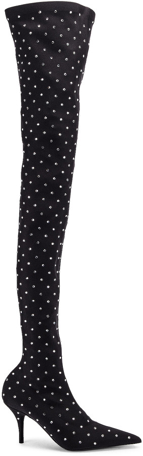 balenciaga thigh boots