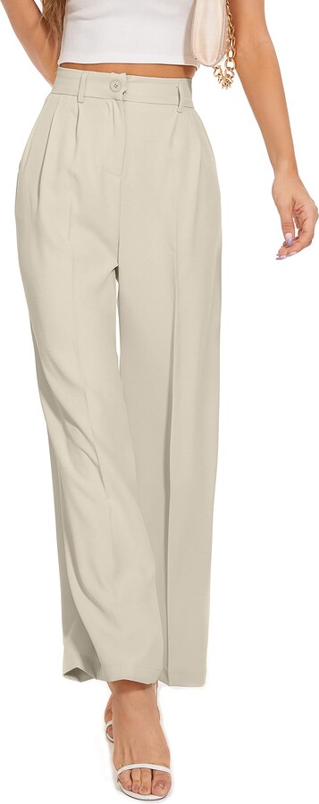 High Waisted Work Trousers For Women