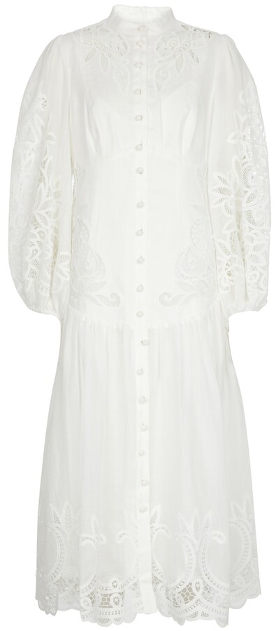 zimmerman white lace dress