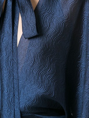 Roland Mouret Weston wave textured gown