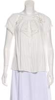 Thumbnail for your product : Ulla Johnson Embroidered Short Sleeve Top
