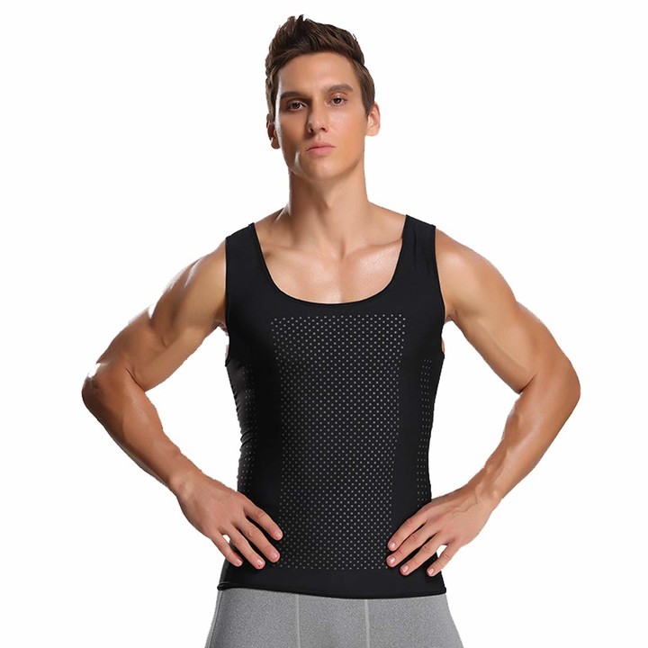TeamWorld Mens Sports Vest Weight Loss Shapewear Men's Slimming Body
